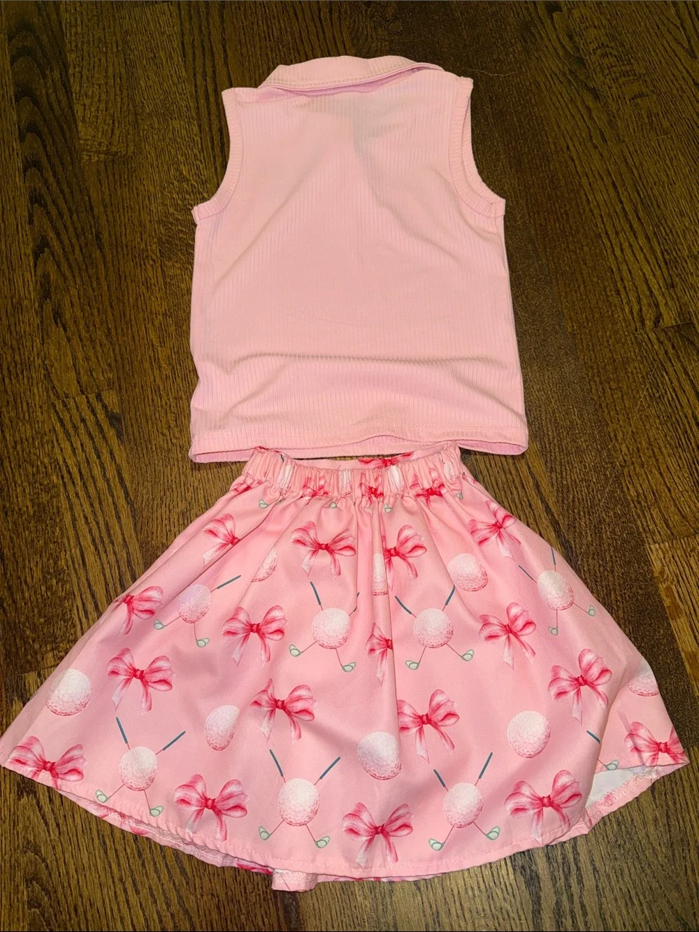Pink Golf Outfit Set 2-3T NWOT
